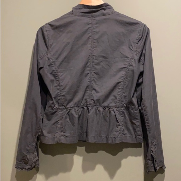 Peace Love Chill Zip Front Ruffle Jacket - Picture 6 of 8